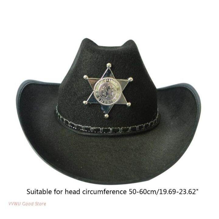 cw-star-badge-cowgirl-hat-camping-cowboy-seaside-accessory