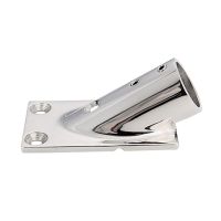 Handrail Holder Polished Stainless Steel Support Rail Bracket Boats Stanchion Hand Rail Fitting Marine Hardware