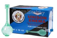 Unison Enema 1A 552/46 (ยาสามัญประจำบ้าน) ลูกสวน สวนทวาร 10 ML.10 ชิ้น 1 กล่อง