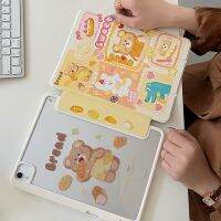 Cute Bear Case for 2022 New IPad 10th 10.9 iPad Pro 11 12.9 10.5 Case 9.7 Air 5 4 10.9 Mini6 2021 Cover with Pencil Slot Holder