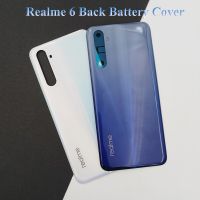 [2023ร้อน] Realme เคสสำหรับ OPPO แบตเตอรี่ด้านหลังของแท้6 RMX2001 BBK ชิ้นส่วนอะไหล่เคสแผงด้านหลัง R2001สำหรับ Realme 6 + โลโก้