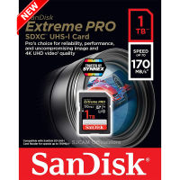 SanDisk Extreme PRO 1TB SDXC UHS-I Read 170Mb/s Write 90 Mb/s (SDSDXXY-1T00-GN4IN) ของแท้ รับประกันตลอดอายุการใช้งาน