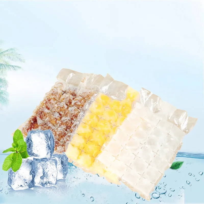 10Pcs/Pack Summer Self-Sealing Disposable Plastic Ice Bag/ 24 Compartments  Juice Water-Filled Fresh-Keeping Bag Household Creative Passion Fruit Edible  Ice Box Frozen Block Mold | Lazada Ph