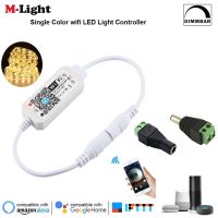 卍﹊ Magic Home WiFi Led Dimmer Controller Wireless Remote Controller DC5V 12V 24V 5050 5630 3528 Single Color Strip for Alexa Google