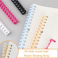 30 Hole Loose-leaf Plastic Binding Ring Spring Spiral Rings for 30 Holes A4 A5 A6 Paper Notebook Stationery Office Supplies Note Books Pads