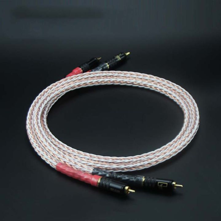 8tc-7n-occ-pure-copper-rca-cable-hi-end-cd-amplifier-interconnect-2rca-to-2rca-male-audio-cable