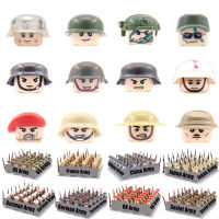 Kids Toys 24pcslot WW2 Military Soldiers Building Blocks France Soviet US UK China Army Figures Bricks Children Christmas Gifts