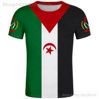 WESTERN SAHARA T เสื้อ Diy ฟรี Custom Made ชื่อหมายเลข Esh เสื้อยืด Nation Flag Es อิสลามอาหรับอาหรับประเทศพิมพ์ภาพเสื้อผ้า