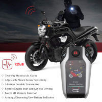 Universal Motorcycle Alarm System Scooter Bike Anti-theft Security Alarm Two-way Remote Control Engine Start Theft Protection