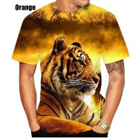 2023 new2022 Menwomen Fashion 3d Printing T Shirt Animal Tiger Shortsleeve Summer T-Shirt