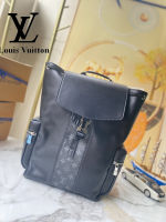 [In Stock] Fashion Brand L.V Mens New Style Backpack Fashion Backpack Versatile Backpack Super Quality Backpack Large Capacity Backpack Size 37x45x19cm