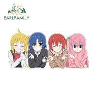 EARLFAMILY 13Cm X 4.7Cm Bocchi ตัวละครร็อคสติกเกอร์รถกระดานโต้คลื่นดีคอลสำหรับจักรยานยนต์การ์ตูนกราฟฟิตี Windows แต่งรถ