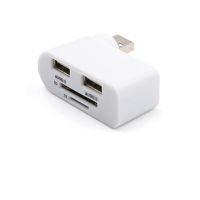 Multi USB Hub 2.0 2 Port USB 2.0 Adapter Splitter Power Interface SD TF Card Reader For MacBook Computer Laptop PC High Quality USB Hubs