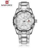 NAVIFORCE Luxury Brand Mens Fashion Sport Quartz Wristwatch Military Full Steel Waterproof Date Clock Gold Watches Gifts For Men