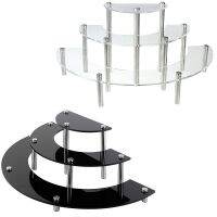 【CC】 3-Layer Figure Display Round Storage Rack Multifunctional Small