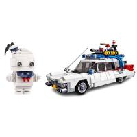 Technical Cars City Ghostbusters Ecto-1 Model Building Blocks Creators MOC Movie Vehicle Bricks DIY Education Toys For Children Building Sets