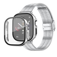 ∋❁ Case Band For Apple Watch Ultra 49mm 45mm 41mm 44mm 40mm Bracelet iWatch Series 8 7 6 5 4 Se 3 42mm 38mm Stainless Steel Strap