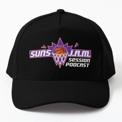 Suns Jam Session Podcast Baseball Cap Hat Sun Snapback Sport Outdoor Women Solid Color Boys Hip Hop Casual Printed Black