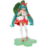 Green Leaf Hatsune นักร้องเสมือนจริง Hatsune Miku Fairy Tale Wonderland อะนิเมะสาวสวยเดสก์ท็อปตกแต่งมือตกแต่ง