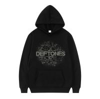 Fashion Punk Metal Rock Band Deftones Hoodie Floral Burst Print Sweatshirt Men Vintage Casual Pullover Streetwear Couples Size XS-4XL