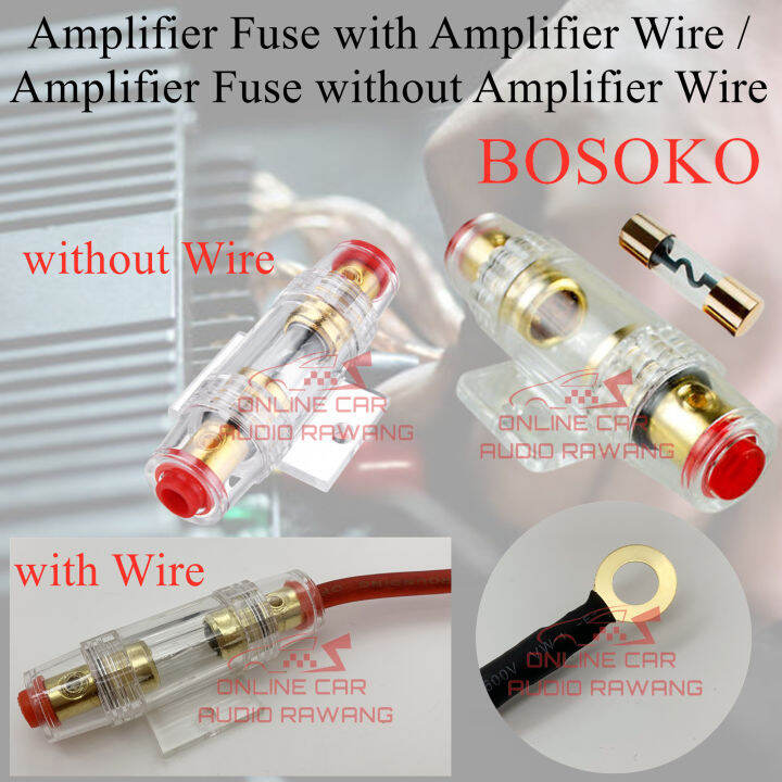 Amplifier Fuse Holder / Amp Fuse Holder / Fuse Holder / Power Cable