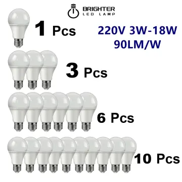 1-10PCS LED energy saving bulb AC120V AC220V 8W-24W E27 B22 high lumen  without flicker 3000K/4000K/6000K warm white light