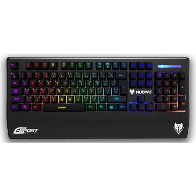 Nubwo VAKANT Gaming keyboard LED Sound light กันน้ำได้ รุ่น NK-30