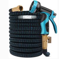 Expandable 50FT Garden Ultra Flexible Lightweight Water Hose Spray Nozzle