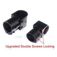 2x Aluminum Alloy 16 20 25mm 30mm Tee Joint Three-way Tripod Landing Gear Carbon Tube Fixed Connector Holder Adapter for UAV