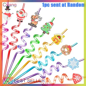 Reusable Silly Straw, Colorful Straw, Rainbow Colored Straw, Wacky Straw,  Crazy Straws, Colorful Straws, Random Straws