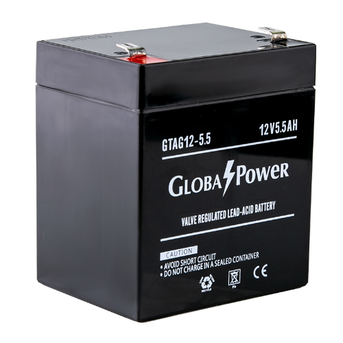 global-power-battery-gtag12-5-5-12v-5-5ah-แบตเตอรี่-agm-สำหรับ-ups-และใช้งานทั่วไป-ของแท้-ประกันศูนย์-2ปี