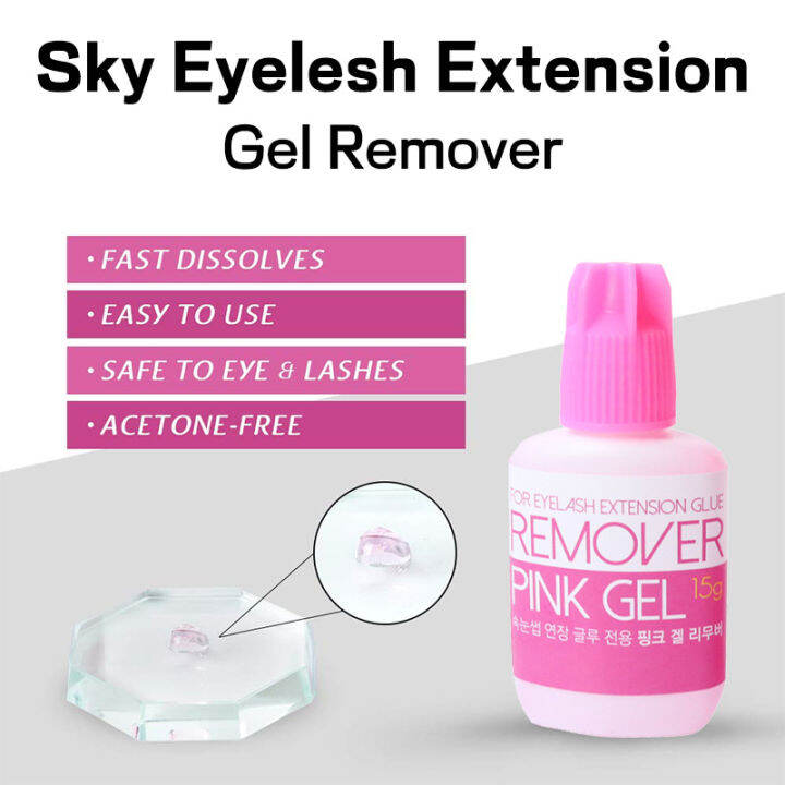 Professional Eyelash Extension Adhesive Gel Remover Fast Acting Removing Eyelash Extension Glue