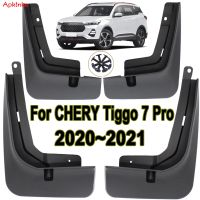 APKTNKA 4x รถ Mud Flaps Guards สำหรับ Chery Tiggo 7 Pro 2020 2021 Mudflaps Splash Guard Matte Protection Mudguards รถอุปกรณ์เสริม