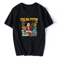 Sick Sad Pulp Fiction Men Tshirt Cotton Camisetas Hombre Men Quentin Tarantino Funny Cool T Shirt Gildan