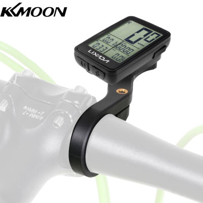 KKmoon USB ชาร์จจักรยานไร้สายขี่จักรยานคอมพิวเตอร์จักรยาน S Peedometer วัดระยะทางกับคอมพิวเตอร์วางติดตั้ง