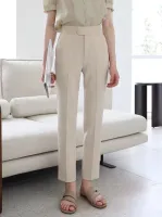 กางเกงผู้หญิงผ้าไมโครเกรดพรีเมี่ยม 9ส่วนตะขอซิปหน้า สินค้าพร้อมส่ง กางเกงผู้หญิง กางเกงขายาว กางเกงขากระบอกเล็ก