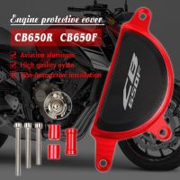 ย่อย▪รถมอเตอร์ไซค์อลูมิเนียมสเตเตอร์สเตเตอร์แบบเลื่อนภาพกรอบ CB650F CB650R ป้องกันสำหรับฮอนด้า CB 650R CB 650F CB650 R/f 19-21