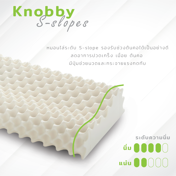 ซื้อ-1-แถม-1-หมอนยางพาราแท้-รุ่น-knobby