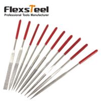 Flexsteel ชุดเครื่องมือตะไบเข็ม3เครื่องมือตัดและเจียร Mm 140x 10ชิ้น/เซ็ตสำหรับแก้วเซรามิคอัญมณีหินโลหะงานอดิเรกเหล็กและงานฝีมือ