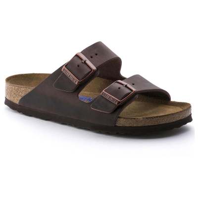 Original Birkenstocks 2021 New Inspiration Collection Soft Footbed Arizona Oiled Leather Habana Slipper For Men And Women