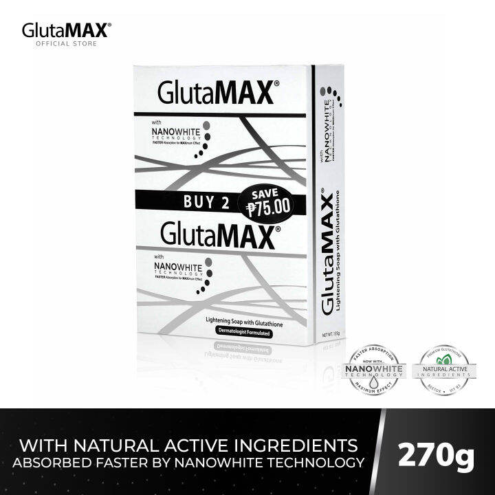 GlutaMAX Lightening Soap with Glutathione (Duo Pack) | Lazada PH