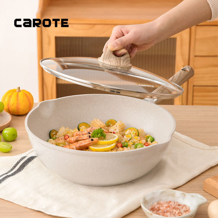 Carote Cosy Collection Non Stick Frying Wok 26/30CM Japanese Style