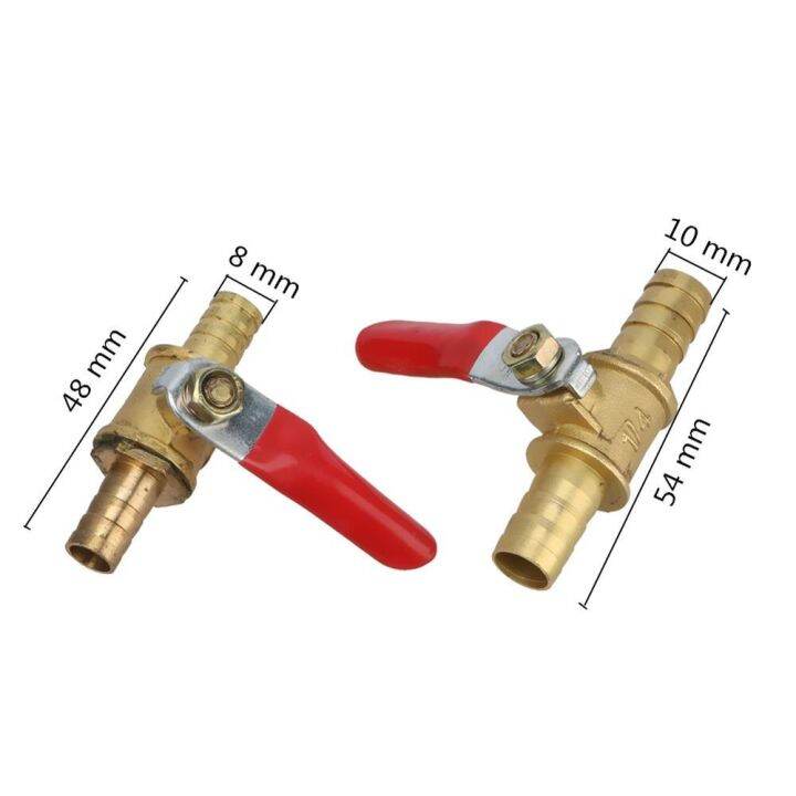 red-handle-valve-8mm-10mm-hose-barbed-ball-valve-inline-brass-water-oil-air-gas-straight-shutoff-ball-valve-pipe-fittings-plumbing-valves