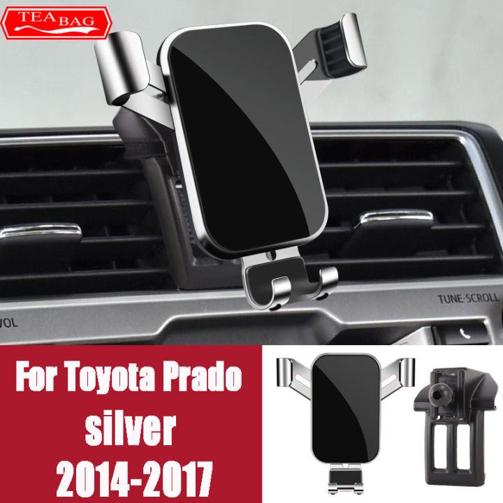 เจ้าของรถศัพท์สำหรับ-toyota-land-cruiser-200-lc200-fj-prado-2014-2020-gps-ช่องระบายอากาศนำทางยึดอุปกรณ์ตกแต่งภายใน
