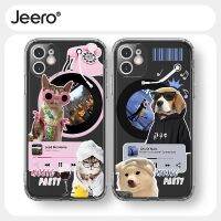 Jeero เคสคู่ เคสไอโฟน คู่รัก กันกระแทกซิลิโคนนุ่มใสน่ารักตลก เคสโทรศัพท์ Compatible for iPhone 15 14 13 12 11 Pro Max SE 2020 X XR XS 8 7 Plus พลัส HFF3203