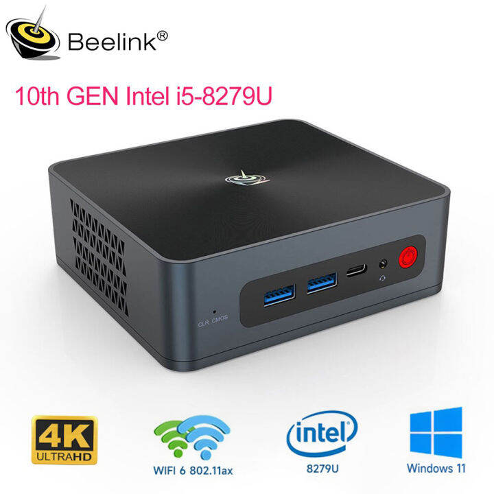Beelink SEi8 Mini PC Windows 11 Pro 8th Intel i5 8279U Wifi5 DDR4 SSD