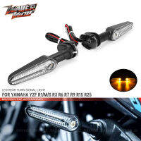 แอลอีดีสัญญาณไฟเลี้ยว untuk YAMAHA YZF R1MS R3 R6S R25 R7 R9 R15 V2 TMAX T MAX 530 Lampu Penunjuk Aksesori Motosikal