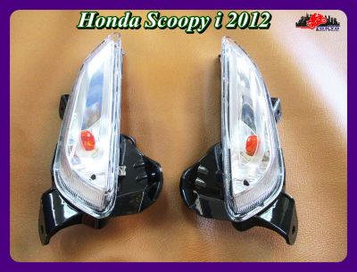 HONDA SCOOPY-i year 2012 REAR TURN SIGNAL (RH&amp;LH) SET PAIR // ไฟเลี้ยวหลัง ซ้าย-ขวา บอดี้สีดำ (1 คู่) สินค้าคุณภาพดี