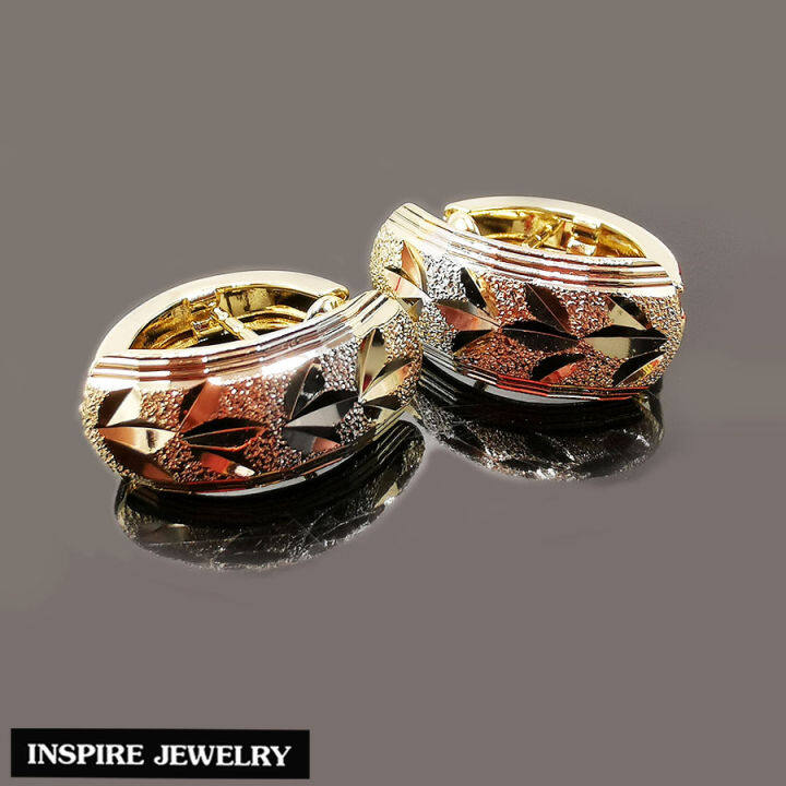 inspire-jewelry-ต่างหูทองทำลาย-สามกษัตริย์-งานร้านทอง-เกรดaa-ตัวเรือนหุ้มทองแท้-24k-ขาlock-สวยหรู-จำนวนจำกัด-ขนาด-1-7-x-1-cm