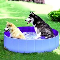 สระน้ำสุนัข สระว่ายน้ำ สระน้ำพับได้ สระว่ายน้ำสัตว์เลี้ยงพับได้  DOG POOL / BLUE